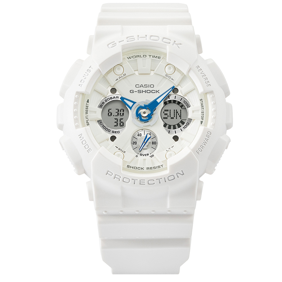 5月30日発売/予約 G-SHOCK ミッドサイズ スポーティアクセントカラー GMA-S120SA-7A2JF レディース 腕時計 電池式 アナデジ 樹脂バンド 国内正規品 カシオ | G-SHOCK | 05