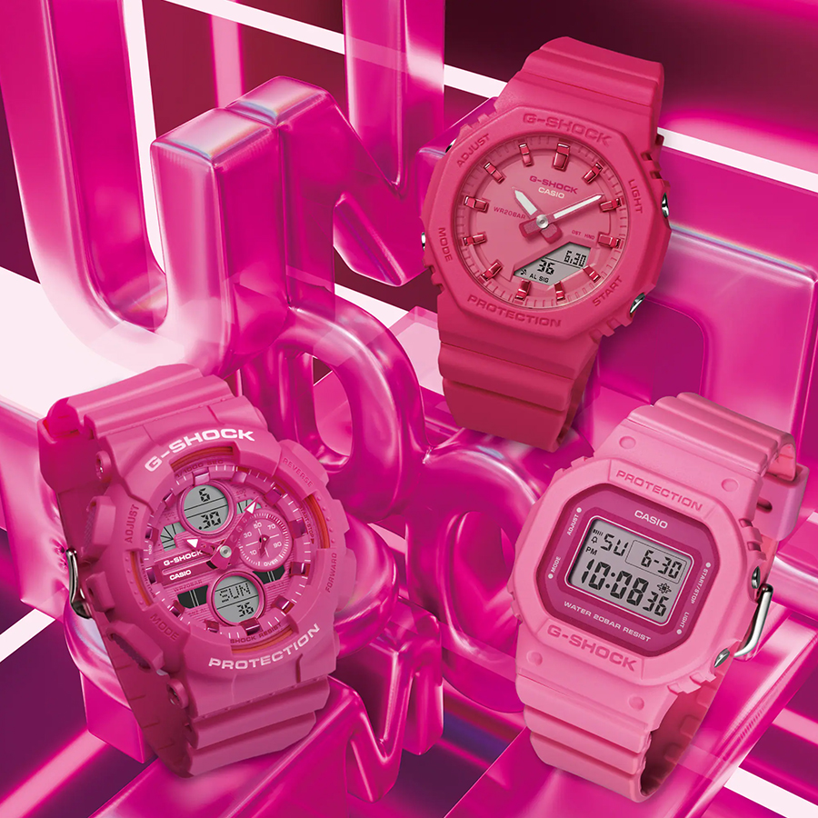 【新品未使用】G-SHOCKピンク GMA-S140PP-4AJF | CASIO