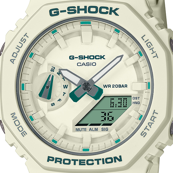 G-SHOCK Gショック ミッドサイズ グリーンアクセント GMA-S2100GA-7AJF