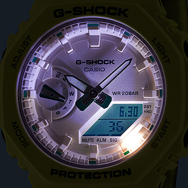 G-SHOCK ミッドサイズ グリーンアクセント GMA-S2100GA-7AJF G-SHOCK ミッドサイズ グリーンアクセント GMA-S2100GA-7AJF