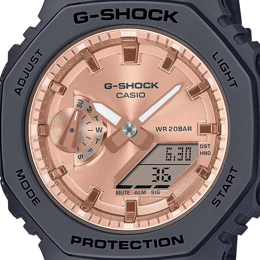 G-SHOCK ミッドサイズ メタリックダイアル GMA-S2100MD-1AJF メンズ