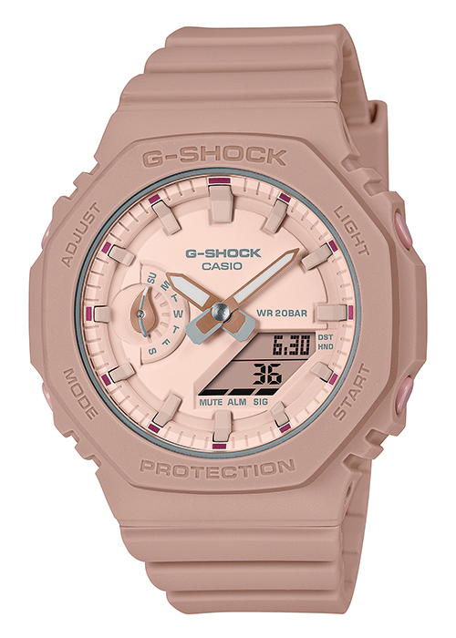 G-SHOCK ミッドサイズ ナチュラルカラー バジルの葉 GMA-S2100NC-4A2JF メンズ レディース 腕時計 電池式 アナデジ オクタゴン カシオ 国内正規品 | G-SHOCK | 01
