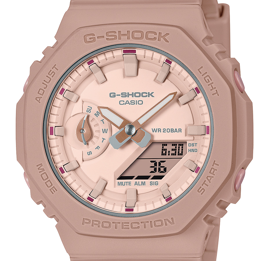 G-SHOCK ミッドサイズ ナチュラルカラー バジルの葉 GMA-S2100NC-4A2JF メンズ レディース 腕時計 電池式 アナデジ オクタゴン カシオ 国内正規品 | G-SHOCK | 02