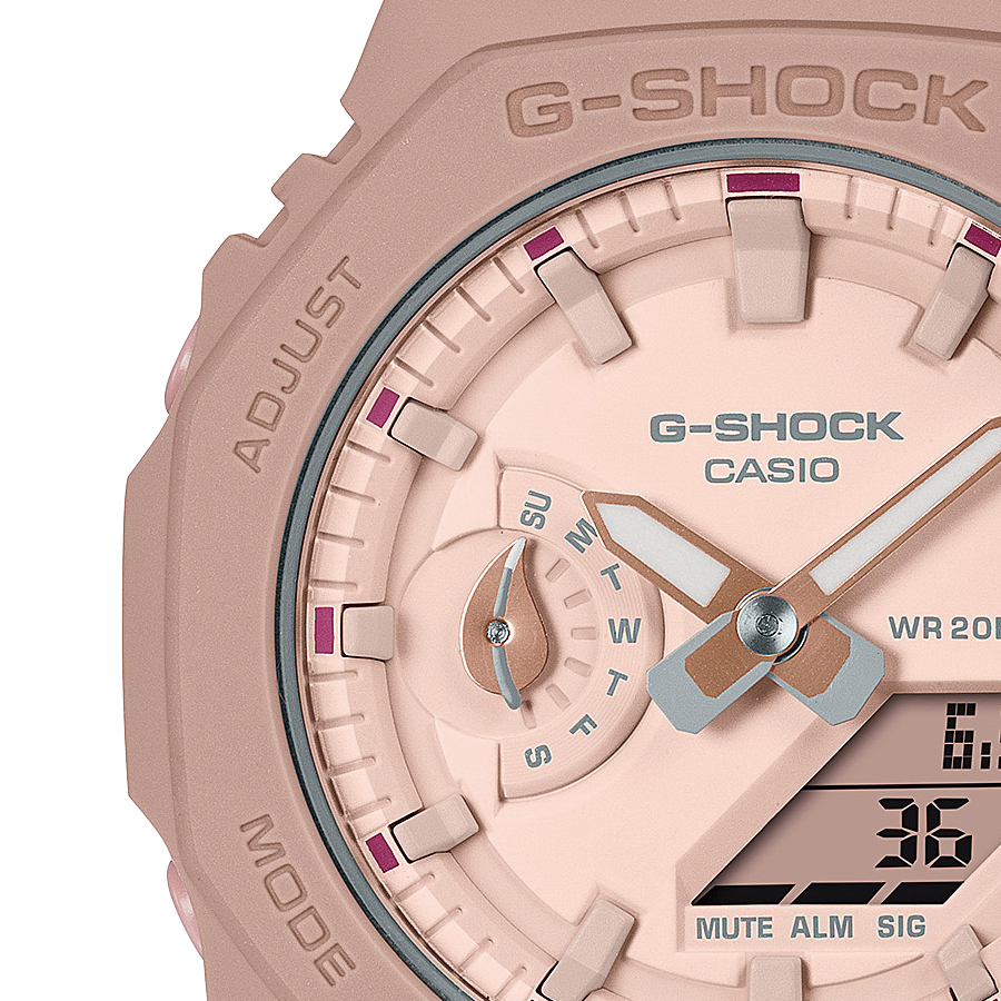 G-SHOCK ミッドサイズ ナチュラルカラー バジルの葉 GMA-S2100NC-4A2JF メンズ レディース 腕時計 電池式 アナデジ オクタゴン カシオ 国内正規品 | G-SHOCK | 03
