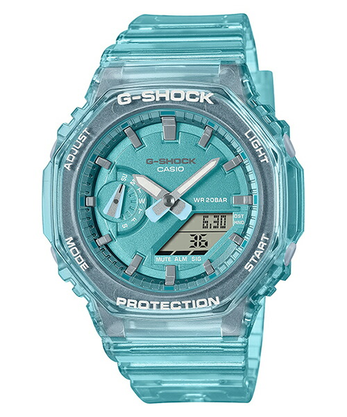 G-SHOCK アナデジ オクタゴン スケルトン ピンク GMA-S2100SK