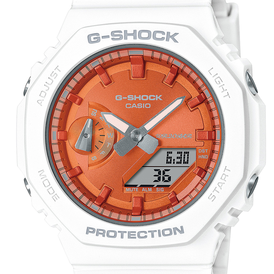 G-SHOCK ミッドサイズ プレシャスハートセレクション 2023 冬の煌めき GMA-S2100WS-7AJF メンズ レディース 腕時計  ホワイト カシオ 国内正規品