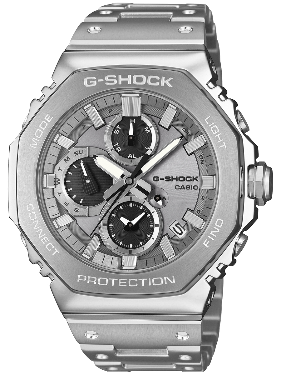 G-SHOCK フルメタル デュアルタイム クロノグラフ GMC-B2100ADS-1AJF メンズ 腕時計 ソーラー Bluetooth アナログ 国内正規品 カシオ 日本製の画像