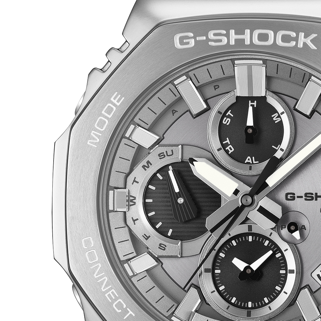 G-SHOCK フルメタル デュアルタイム クロノグラフ GMC-B2100ADS-1AJF メンズ 腕時計 ソーラー Bluetooth アナログ 国内正規品 カシオ 日本製の画像