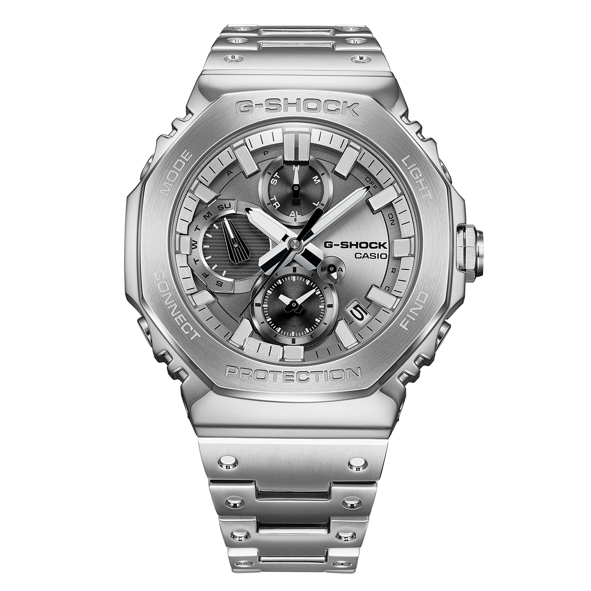 G-SHOCK 4月10日発売 フルメタル デュアルタイム クロノグラフ GMC