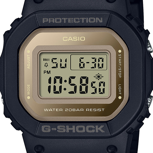 G-SHOCK ミッドサイズ GMD-S5600-1JF メンズ レディース 腕時計 電池式 デジタル スクエア 小型 ブラック 国内正規品 カシオ