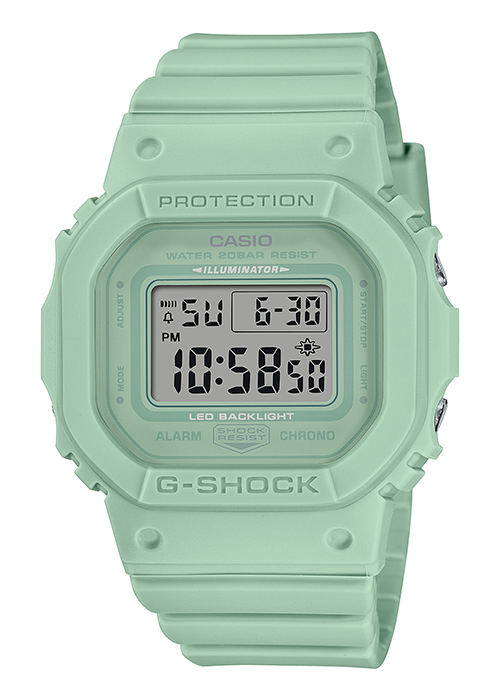 G-SHOCK ミッドサイズ スクエア ワントーンカラー GMD-S5600BA-3JF メンズ レディース 腕時計 電池式 デジタル 国内正規品 カシオ｜theclockhouse｜02
