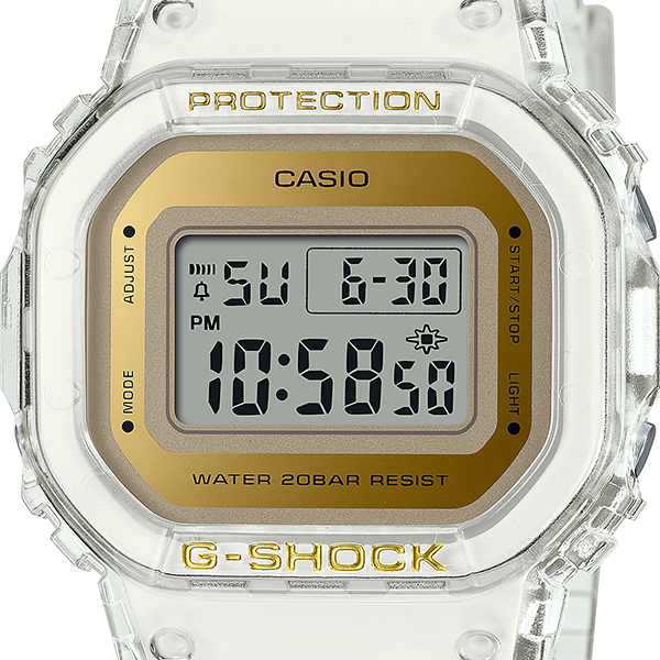 G-SHOCK ミッドサイズ スケルトン & ゴールド GMD-S5600SG-7JF メンズ レディース 腕時計 電池式 デジタル 国内正規品 カシオ