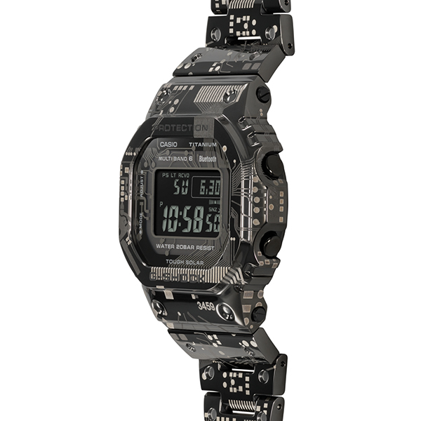 G-SHOCK フルメタル モジュール 3459 サーキットボード柄 GMW-B5000TCC-1JR メンズ 腕時計 電波ソーラー  Bluetooth カシオ 国内正規品