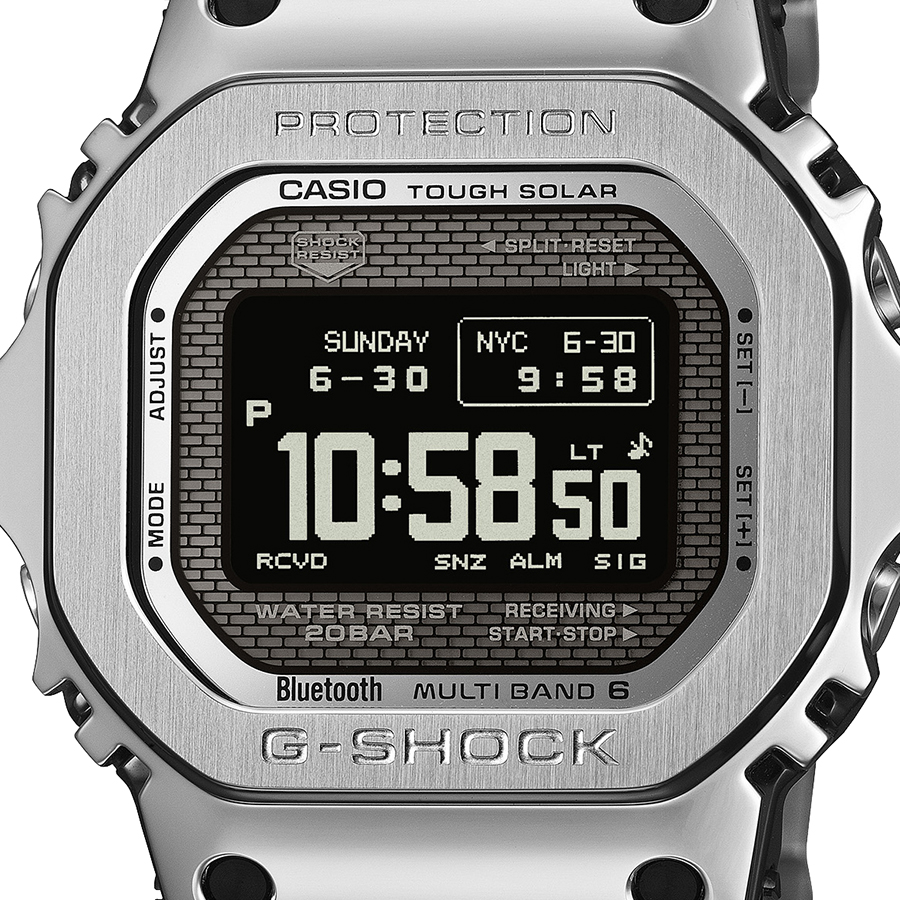 G-SHOCK フルメタル MIP液晶モデル シルバー GMW-BZ5000D-1JF メンズ