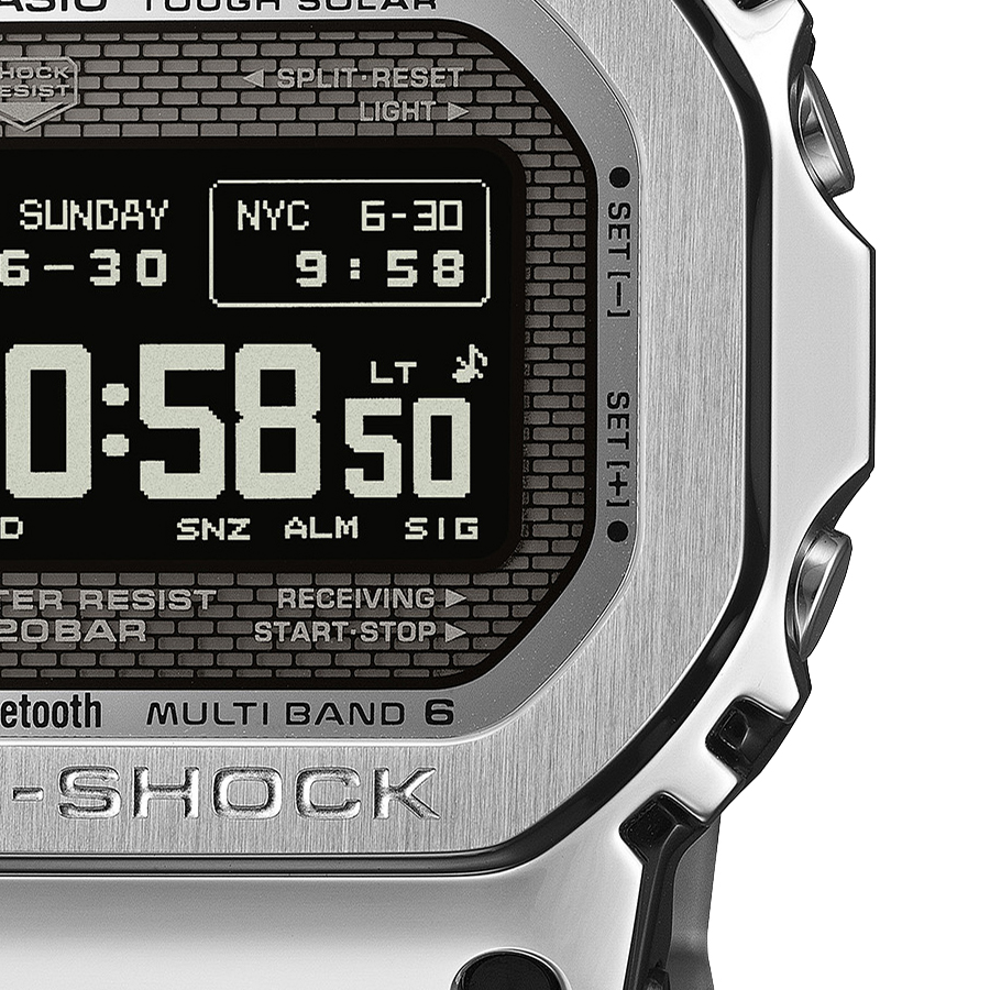 G-SHOCK フルメタル MIP液晶モデル シルバー GMW-BZ5000D-1JF メンズ