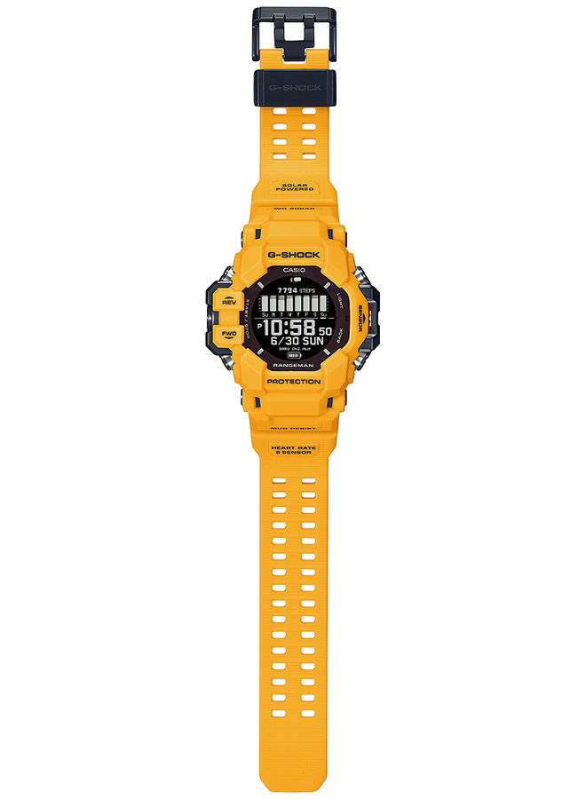 G-SHOCK レンジマン 心拍計 GPS機能 GPR-H1000-9JR メンズ 腕時計 ソーラー Bluetooth デジタル イエロー 反転液晶 国内正規品 カシオ | G-SHOCK | 10