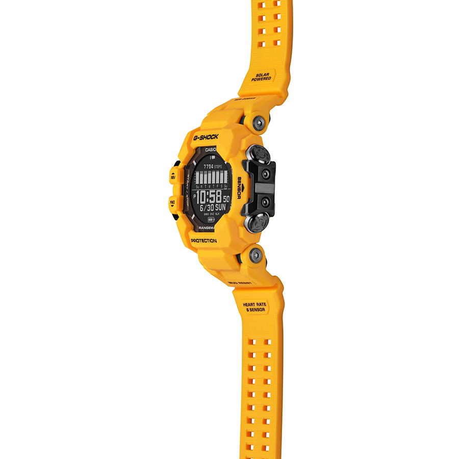 G-SHOCK レンジマン 心拍計 GPS機能 GPR-H1000-9JR メンズ 腕時計 ソーラー Bluetooth デジタル イエロー 反転液晶 国内正規品 カシオ | G-SHOCK | 05