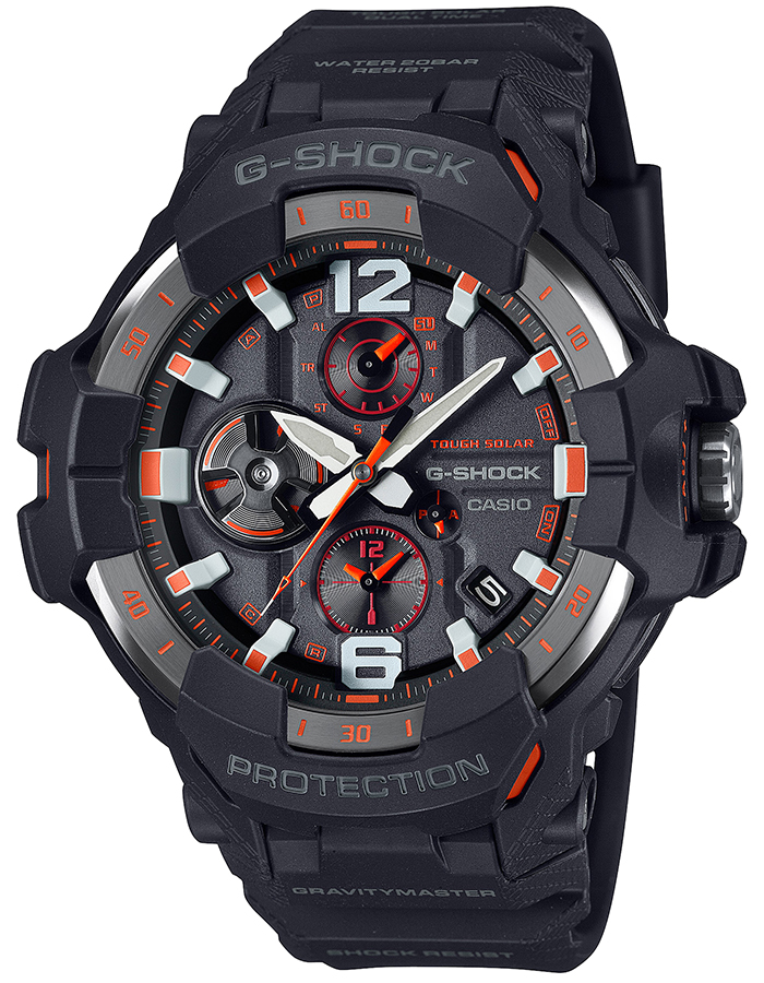 5月17日発売 G-SHOCK グラビティマスター GR-B300シリーズ GR-B300-1A4JF メンズ 腕時計 ソーラー Bluetooth アナログ ブラック 国内正規品 MASTER OF G｜theclockhouse｜02