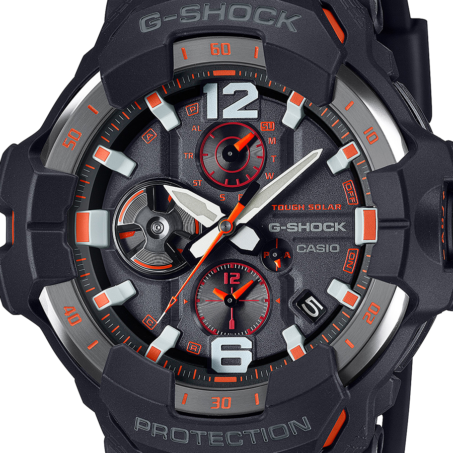 5月17日発売 G-SHOCK グラビティマスター GR-B300シリーズ GR-B300-1A4JF メンズ 腕時計 ソーラー Bluetooth アナログ ブラック 国内正規品 MASTER OF G｜theclockhouse｜03