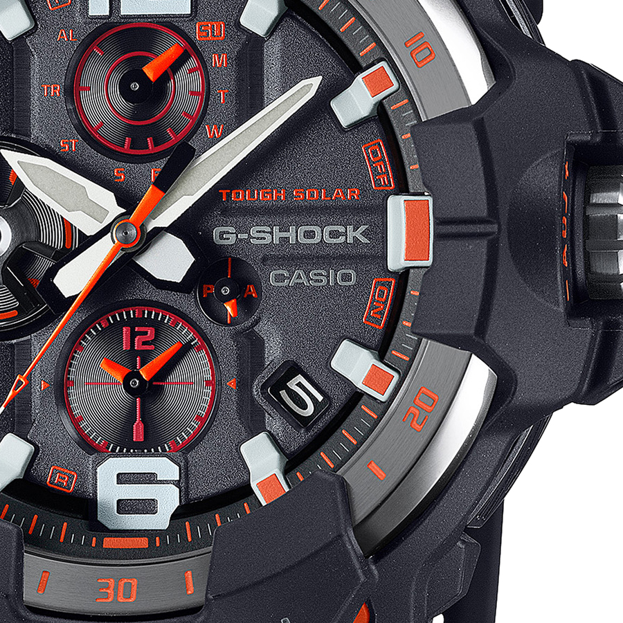 5月17日発売 G-SHOCK グラビティマスター GR-B300シリーズ GR-B300-1A4JF メンズ 腕時計 ソーラー Bluetooth アナログ ブラック 国内正規品 MASTER OF G｜theclockhouse｜05
