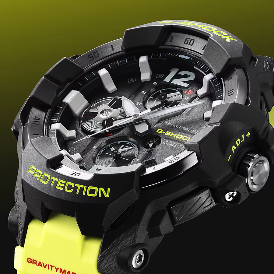 G-SHOCK 2月14日発売 グラビティマスター レスキューイエロー GR 