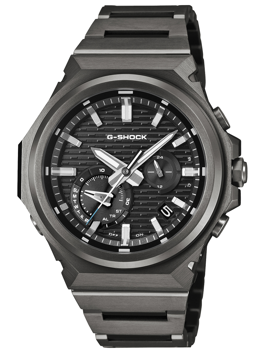 6月5日発売 G-SHOCK G-STEEL スリークスタイル ブラックIPモデル GST-B1000BD-1AJF メンズ 腕時計 ソーラー Bluetooth アナログ 小型 国内正規品 カシオの画像