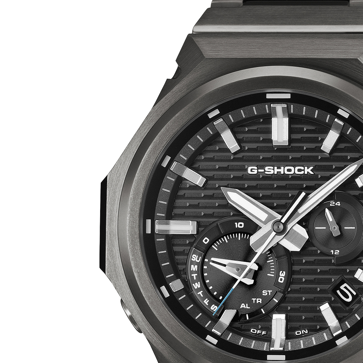 6月5日発売 G-SHOCK G-STEEL スリークスタイル ブラックIPモデル GST-B1000BD-1AJF メンズ 腕時計 ソーラー Bluetooth アナログ 小型 国内正規品 カシオの画像
