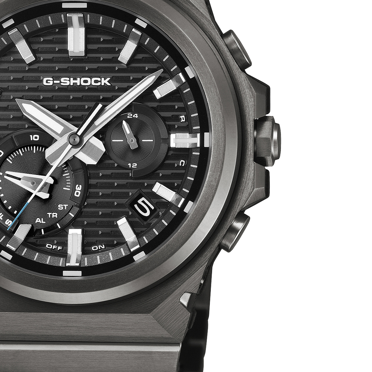 6月5日発売 G-SHOCK G-STEEL スリークスタイル ブラックIPモデル GST-B1000BD-1AJF メンズ 腕時計 ソーラー Bluetooth アナログ 小型 国内正規品 カシオの画像