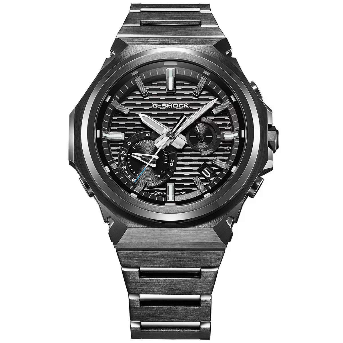 6月5日発売 G-SHOCK G-STEEL スリークスタイル ブラックIPモデル GST-B1000BD-1AJF メンズ 腕時計 ソーラー Bluetooth アナログ 小型 国内正規品 カシオの画像