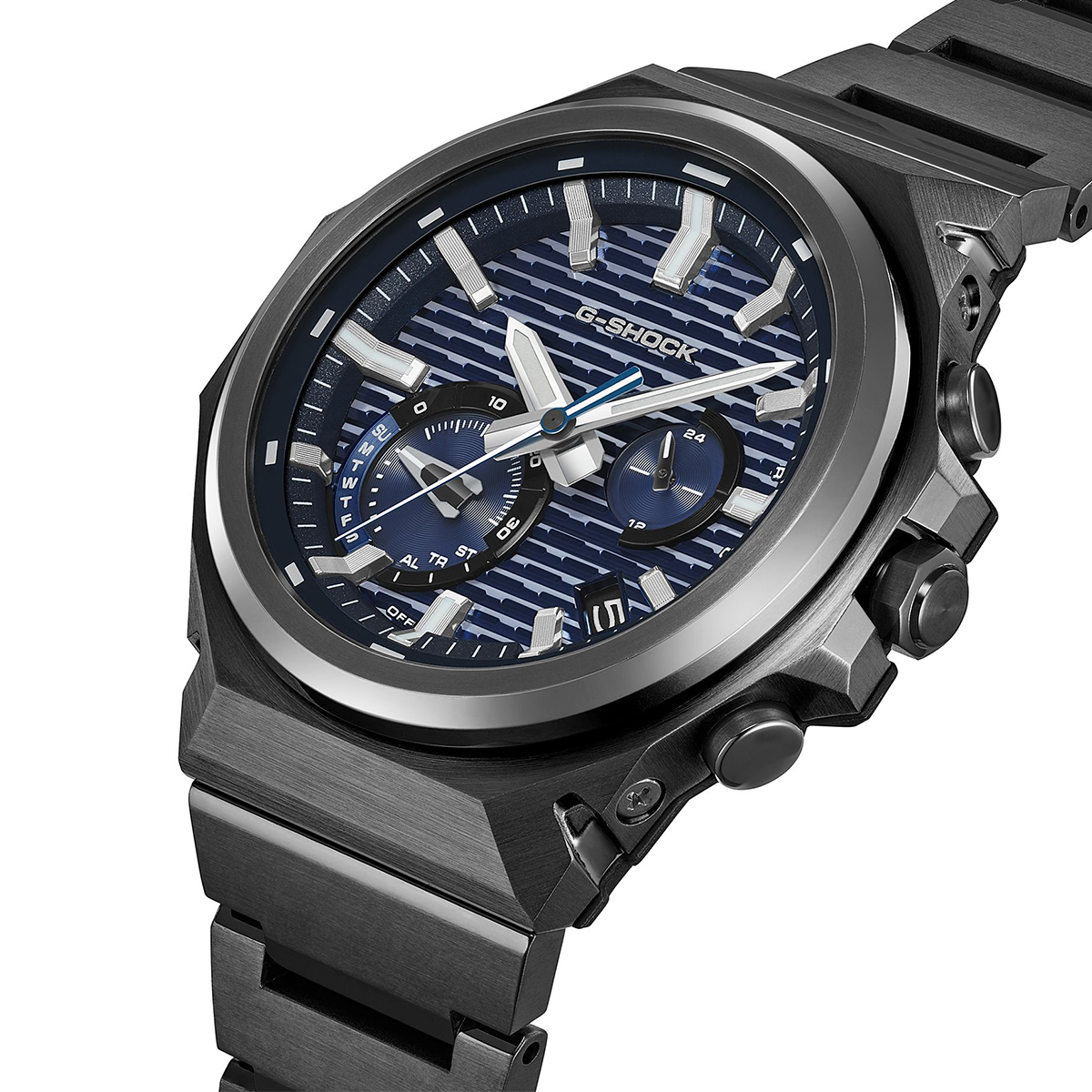 6月5日発売 G-SHOCK G-STEEL スリークスタイル ブラックIPモデル GST-B1000BD-2AJF メンズ 腕時計 ソーラー Bluetooth アナログ 小型 国内正規品 カシオの画像