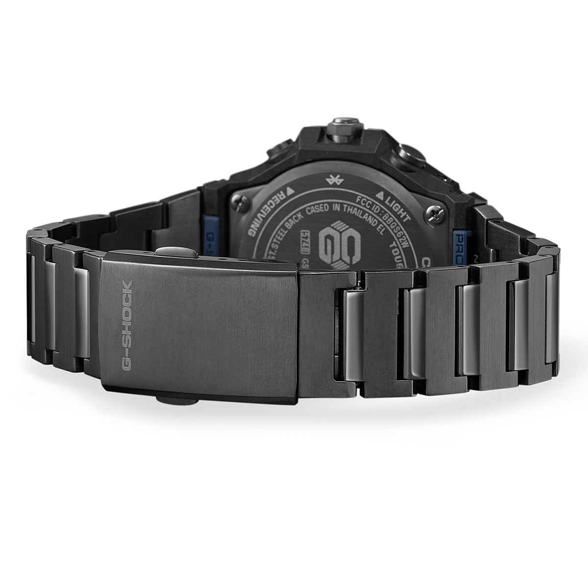 6月5日発売 G-SHOCK G-STEEL スリークスタイル ブラックIPモデル GST-B1000BD-2AJF メンズ 腕時計 ソーラー Bluetooth アナログ 小型 国内正規品 カシオの画像