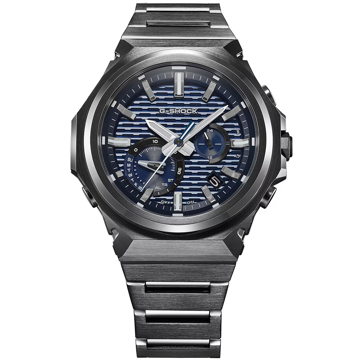6月5日発売 G-SHOCK G-STEEL スリークスタイル ブラックIPモデル GST-B1000BD-2AJF メンズ 腕時計 ソーラー Bluetooth アナログ 小型 国内正規品 カシオの画像