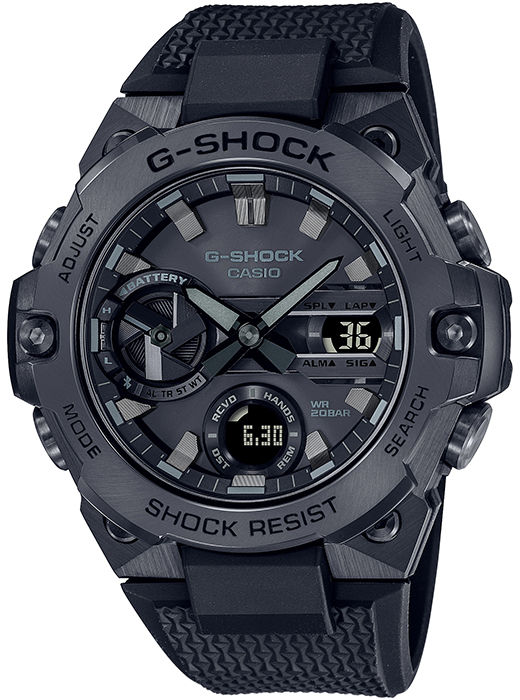 G-SHOCK G-STEEL GST-B400BB-1AJF メンズ 腕時計 ソーラー Bluetooth アナデジ ブラック 国内正規品 カシオ｜theclockhouse｜02
