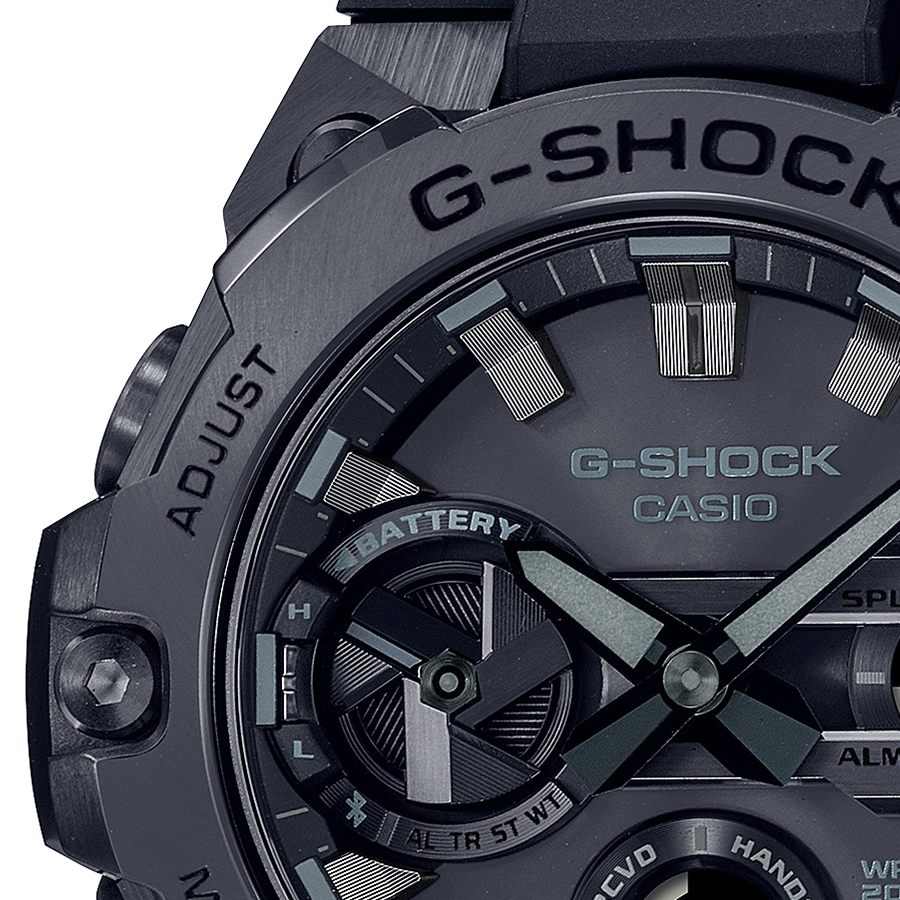 G-SHOCK G-STEEL GST-B400BB-1AJF メンズ 腕時計 ソーラー Bluetooth アナデジ ブラック 国内正規品 カシオ