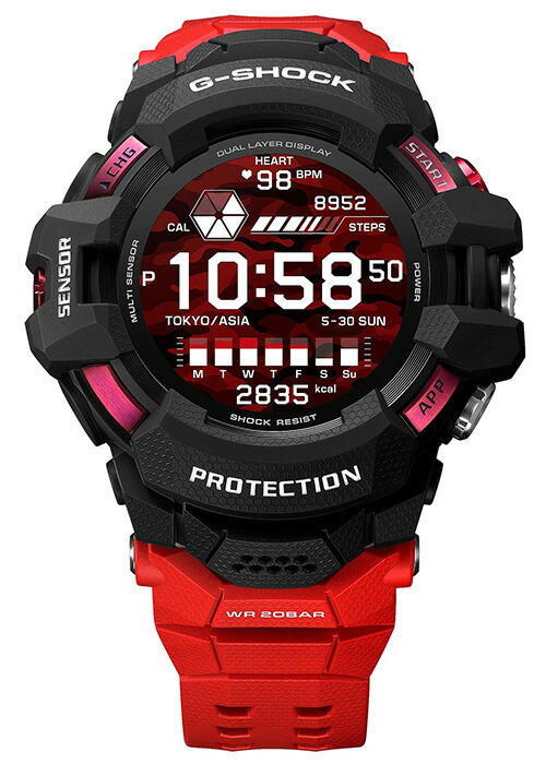 G-SHOCK G-SQUAD PRO GSW-H1000-1AJR メンズ 腕時計