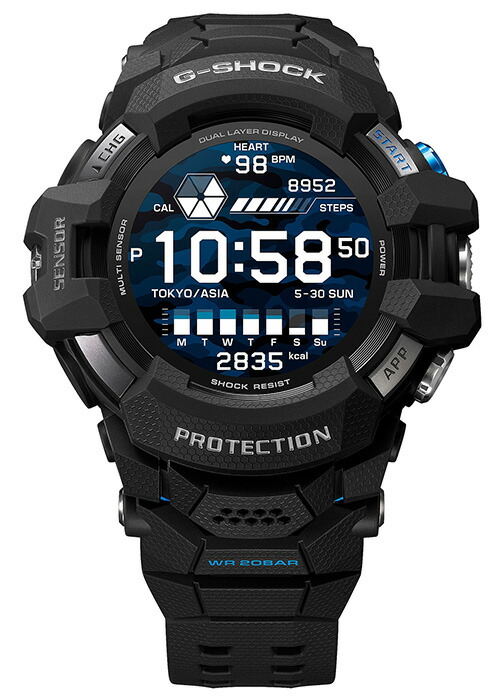 G-SHOCK G-SQUAD PRO GSW-H1000-1JR メンズ 腕時計 スマート