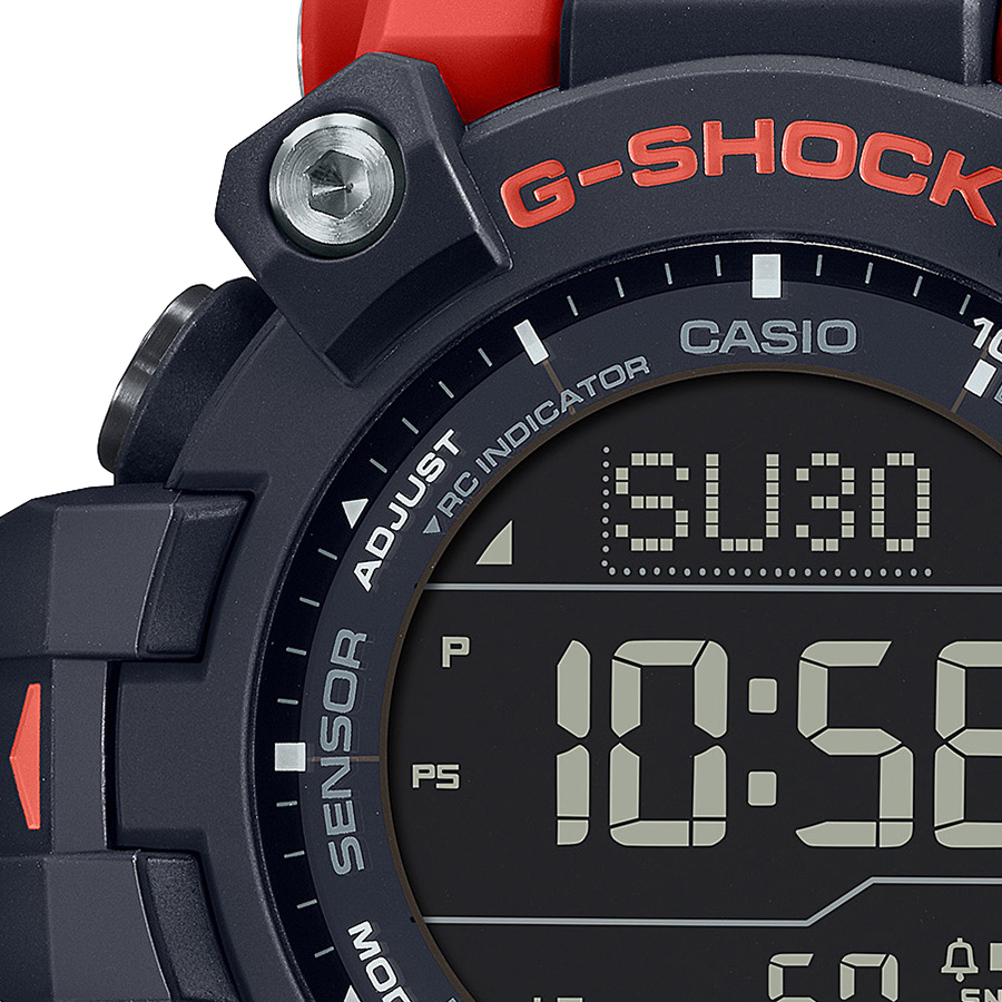G-SHOCK マッドマン トリプルセンサーモデル GW-9500-1A4JF メンズ 腕時計 電波ソーラー デジタル 反転液晶 国内正規品 カシオ｜theclockhouse｜04