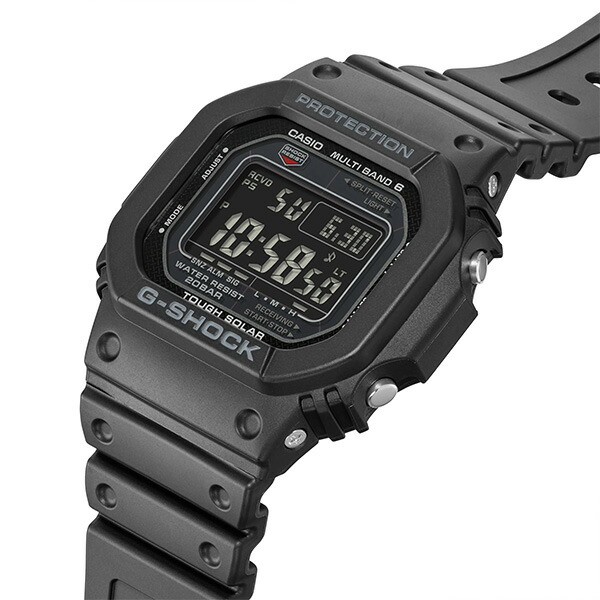 G-SHOCK 5600シリーズ 電波ソーラー メンズ 腕時計 デジタル 樹脂バンド ブラック 反転液晶 GW-M5610U-1BJF 国内正規品  カシオ