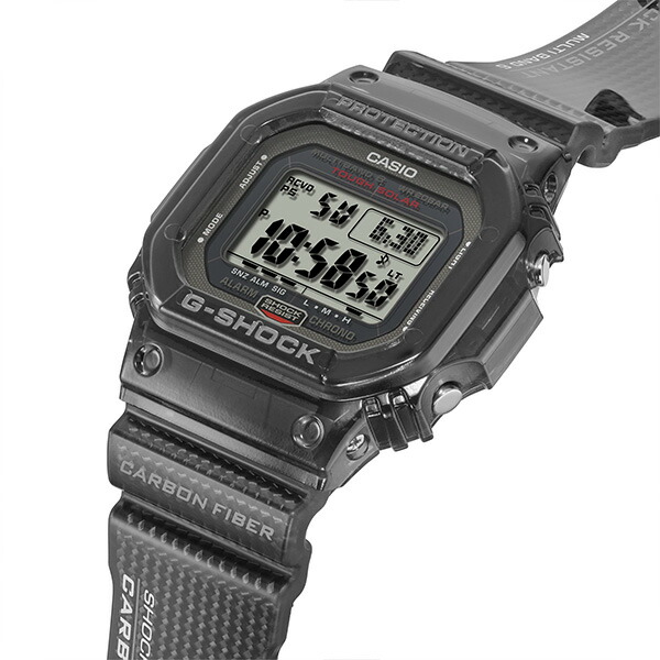 G-SHOCK 5600シリーズ GW-S5600U-1JF メンズ 腕時計 電波ソーラー カーボンファイバーインサートバンド 国内正規品 カシオ