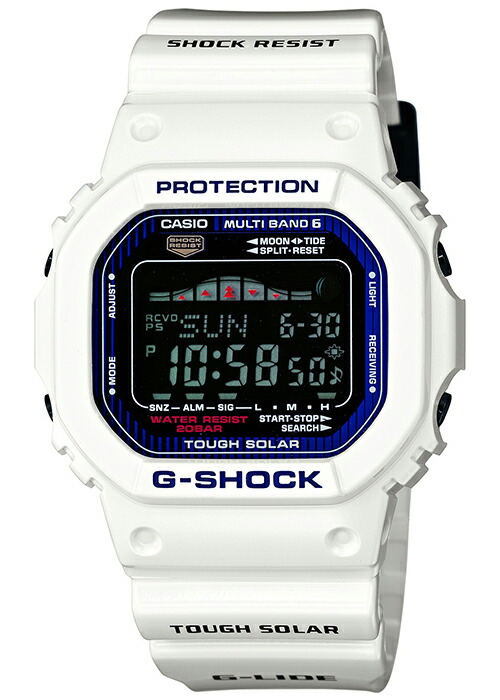 G-SHOCK G-LIDE スクエア 電波ソーラー メンズ 腕時計 デジタル タイド 