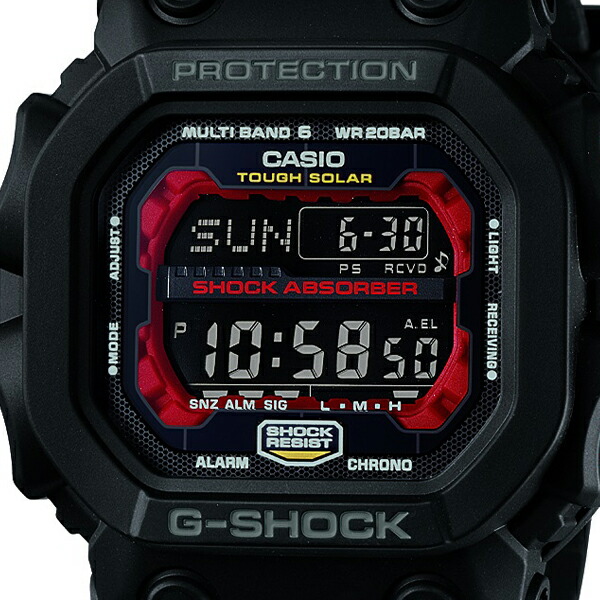 G-SHOCK GX Series ジーエックスシリーズ 電波ソーラー メンズ 腕時計 デジタル ブラック 反転液晶 GXW-56-1AJF カシオ  国内正規品
