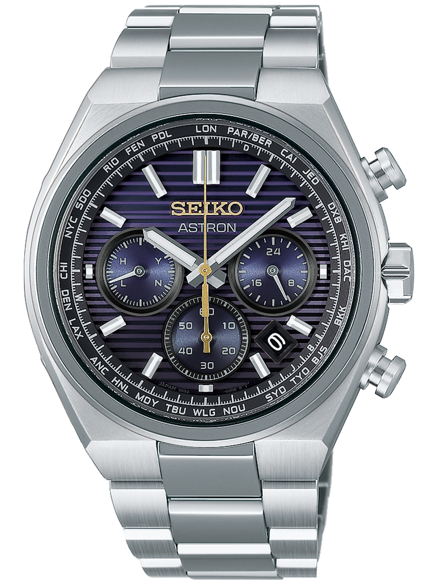 【SEIKO】ワールドタイム ソーラー 腕時計 クロノグラフ seiko クロノグラフ（腕時計表示機能：ワールドタイム）のおすすめ人気