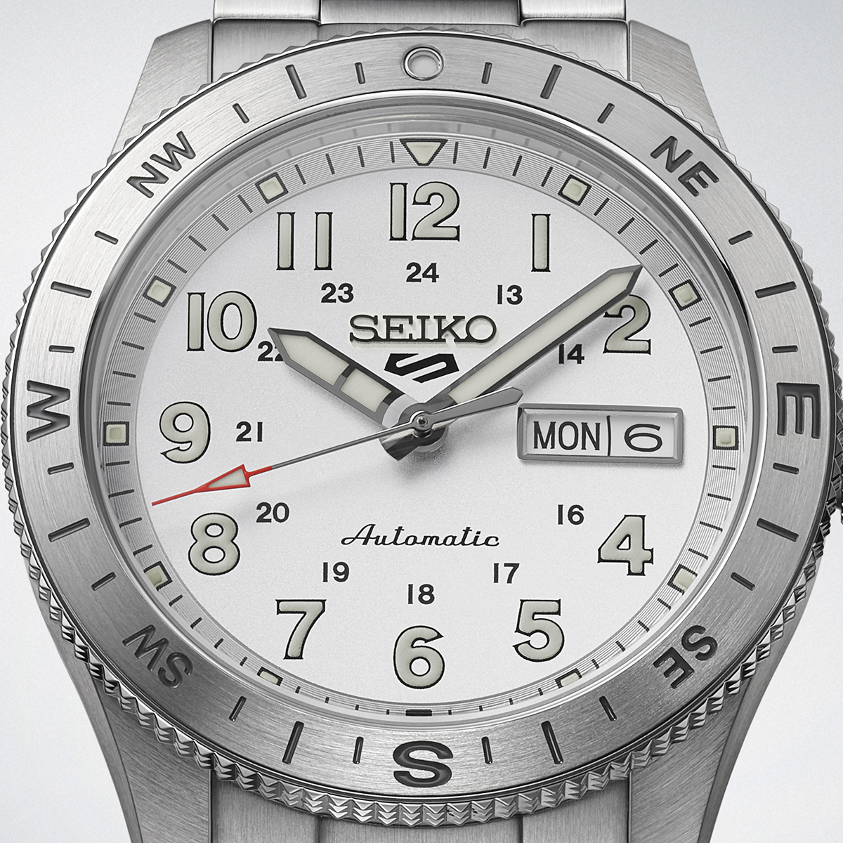 SEIKO 5 文字盤　ホワイト セイコー5（文字盤カラー：ホワイト系）の商品一覧 通販 - Yahoo