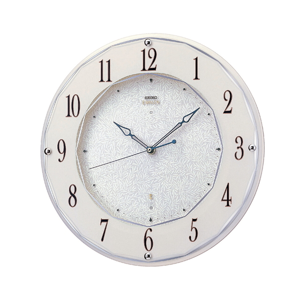 SEIKO（セイコー） エムブレム 電波 掛け時計 スマイラックス柄