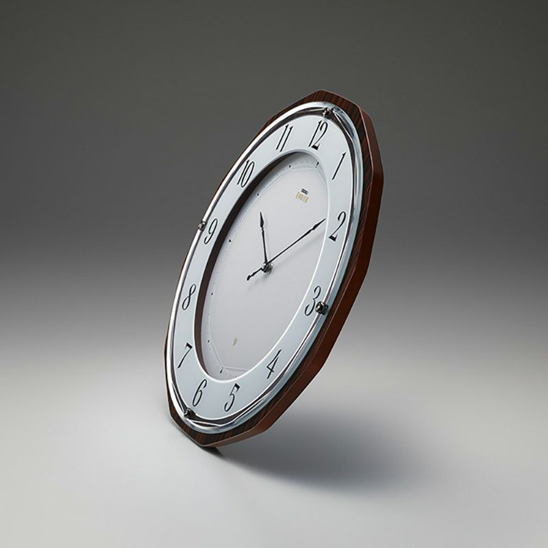 SEIKO(セイコー) エムブレム ソーラー 電波 掛け時計 HS536B SEIKO(セイコー) エムブレム ソーラー 電波 掛け時計 HS536B