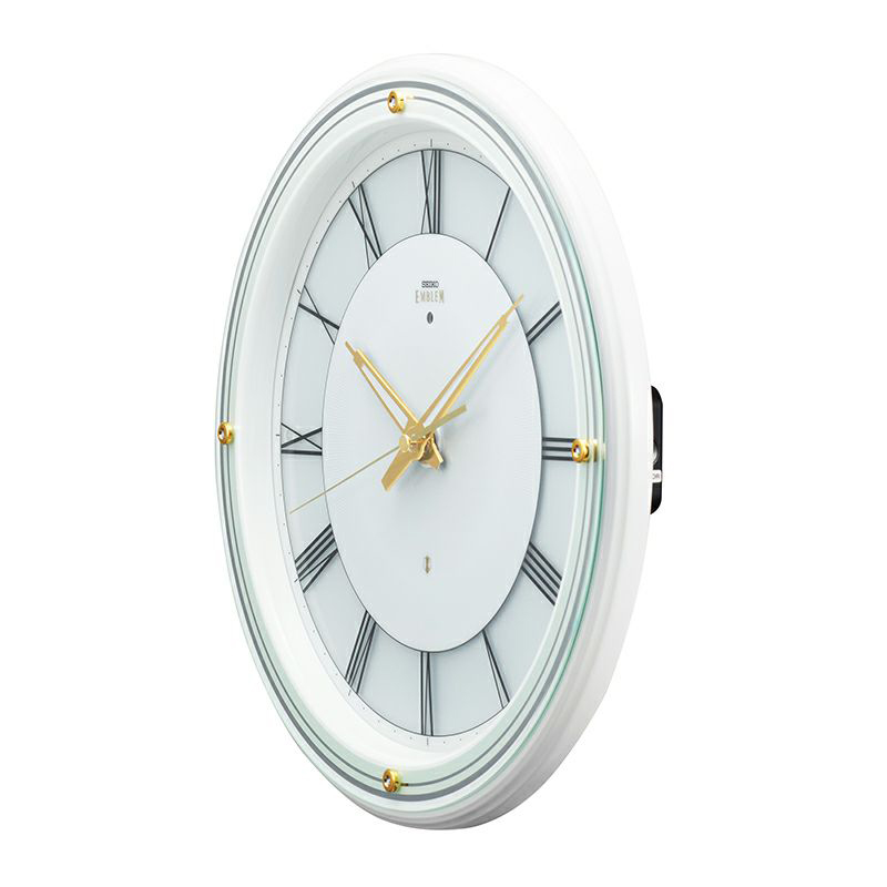 SEIKO（セイコー） エムブレム 電波 掛け時計 夜でも見える HS550W