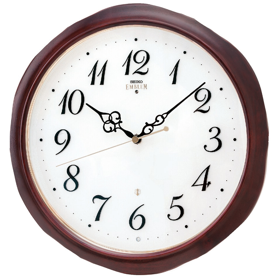 SEIKO（セイコー） エムブレム 電波 掛け時計 HS554B クオーツ 電池式