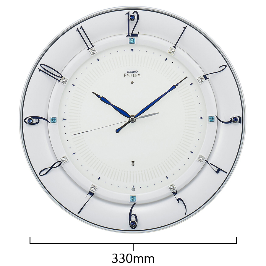 セイコー エムブレム 電波 掛け時計 HS55...の詳細画像2