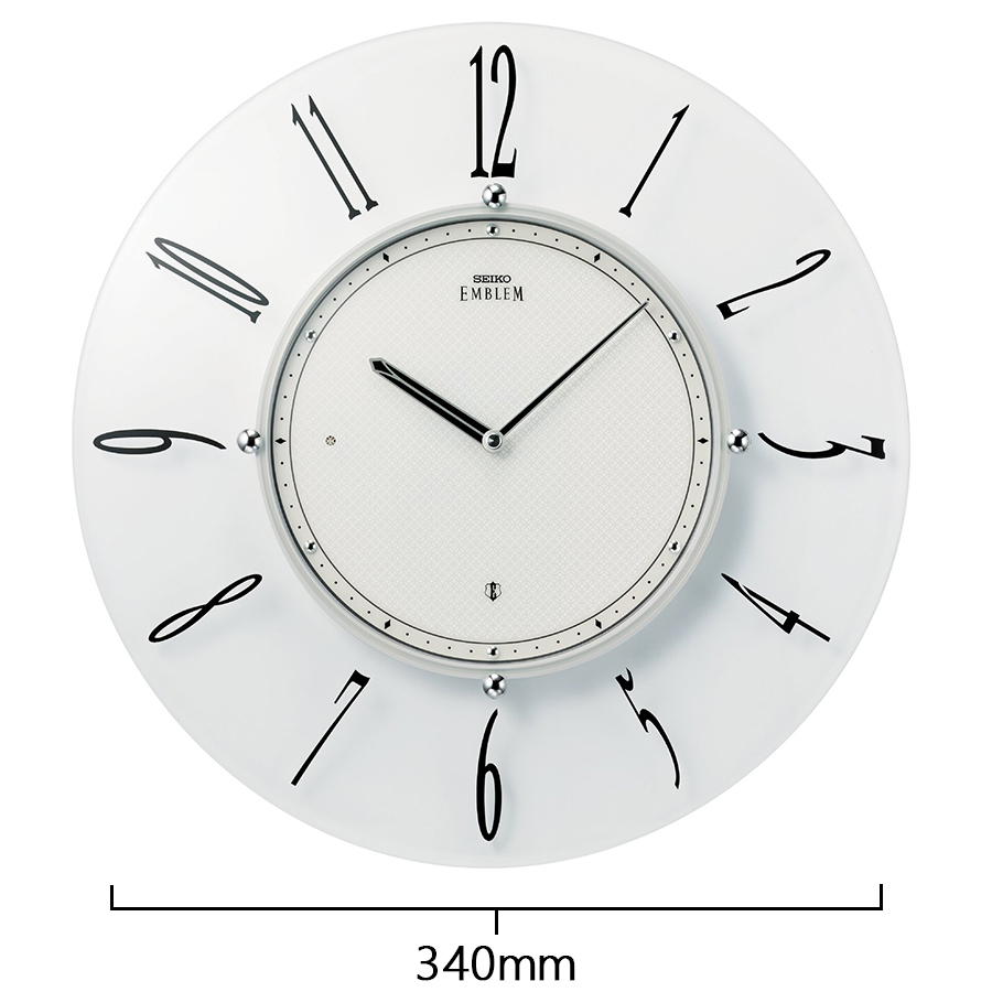 SEIKO 11月21日発売 セイコー エムブレム 電波 掛け時計 HS560W
