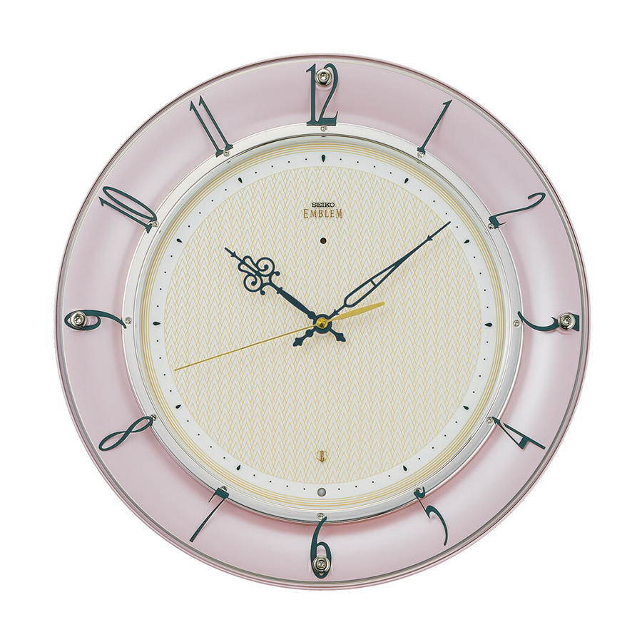 SEIKO 掛け時計、壁掛け時計（色：ピンク系）｜インテリア時計｜家具